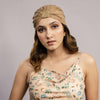 Shimmer & Glitter Turban - Brown