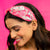 Not a Black Swan Knotted Embellished Hair Band for Women - Hot Pink
