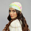 Hand Tie-Dye Turban - Yellow
