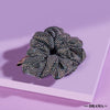 Black Scrunchie - Holographic Crystals (Hot Fix)