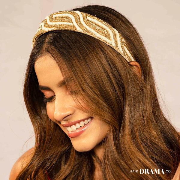 Embellished Flat Band - Gold
