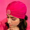 Embellished Turban - Hot Pink