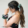 Tropical Satin Scrunchies - Set of 3