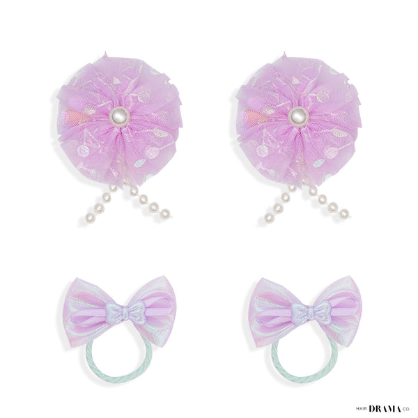 Blue Unicorn Gift Box with 1 Hair Band, 2 Hair Pins & 2 Hair Ties