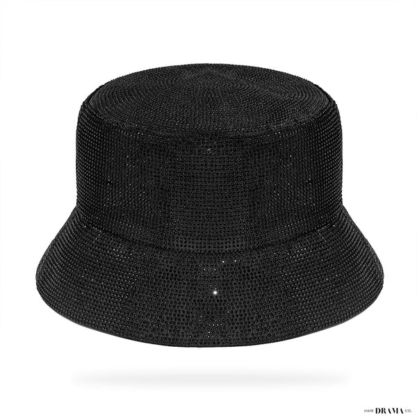 Crystal Bucket Hat - Black