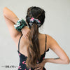Tropical Satin Scrunchies - Set of 3