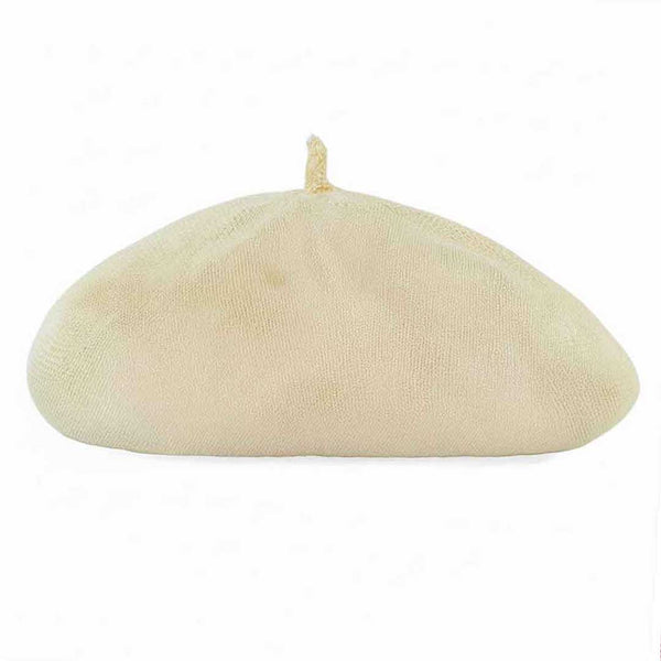 Off-white Wool Beret