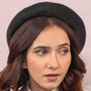 Black Wool Beret