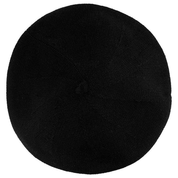 Black Wool Beret