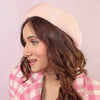Pink Wool Beret