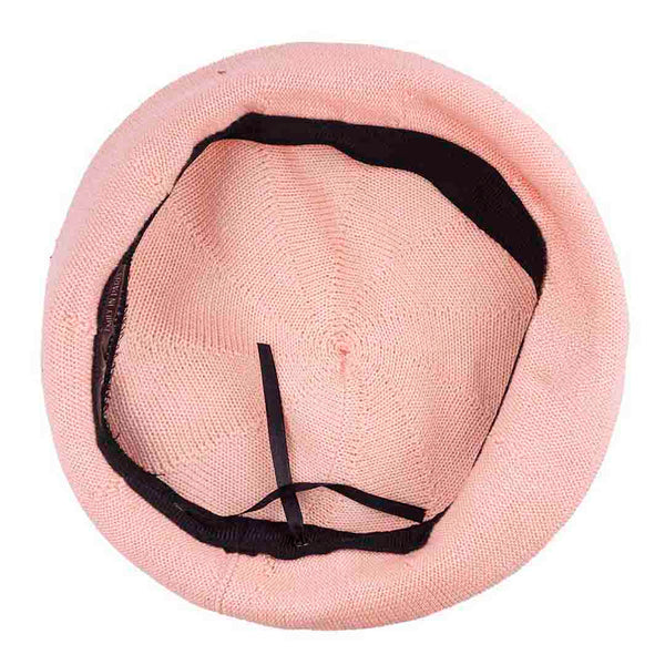 Pink Wool Beret
