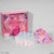 Pink Unicorn Gift Box with 1 Hair Band, 2 Hair Pins & 2 Hair Ties