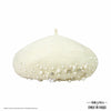 HDC X Emily In Paris White Beret with Pearls, Crystals & Heart Charm