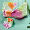 Tie-Dye Headband & Scrunchie Set -Orange