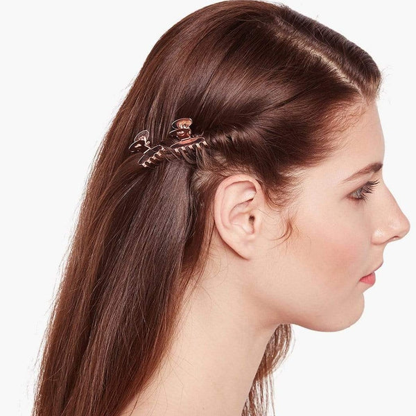 METTALIC MINI CLAMP ROSE GOLD