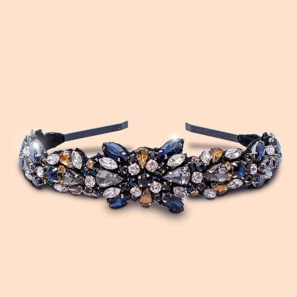 Rosemary Headband -Dark Blue