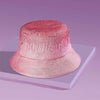 Crystal Bucket Hat - Shades of Pink