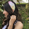 Tie-Dye Knotted Headband- Orange