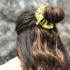 Green Scrunchies Set- Set of 3