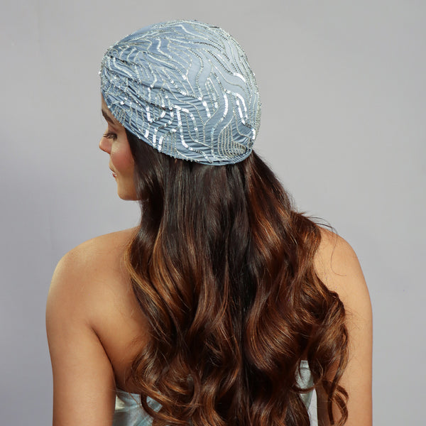 Embellished Turban - Grey