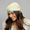 Hand Tie-Dye Turban - Yellow