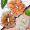 Tissue Scrunchies Set- Set of 3