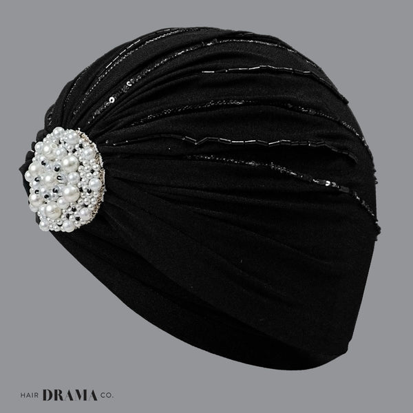 Embellished Turban - Black