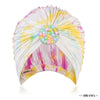 Hand Tie-Dye Turban - Yellow