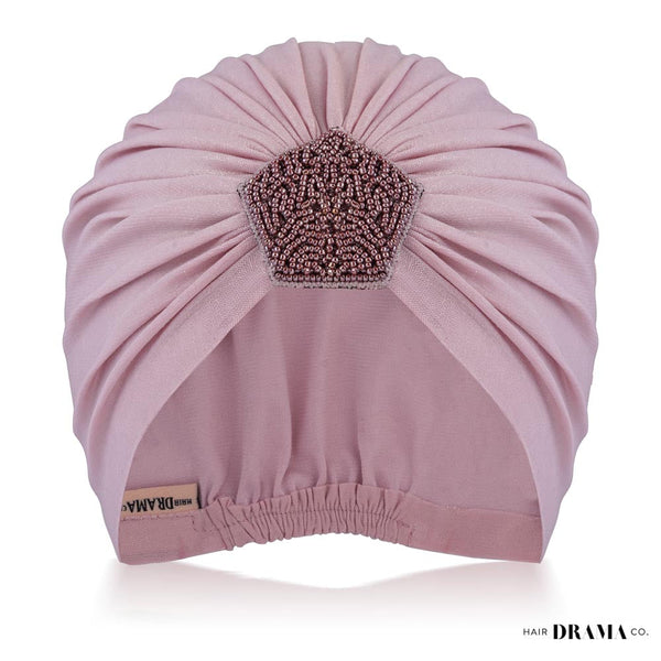 Shimmer & Glitter Turban - Pink