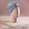 Blue Turban - Silver Crystals