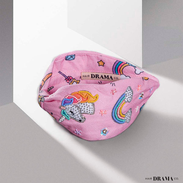 Unimagical Knotted Headband - Pink