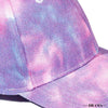 Tie-Dye Baseball Cap - Purple & White