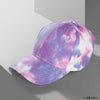 Tie-Dye Baseball Cap - Purple & White