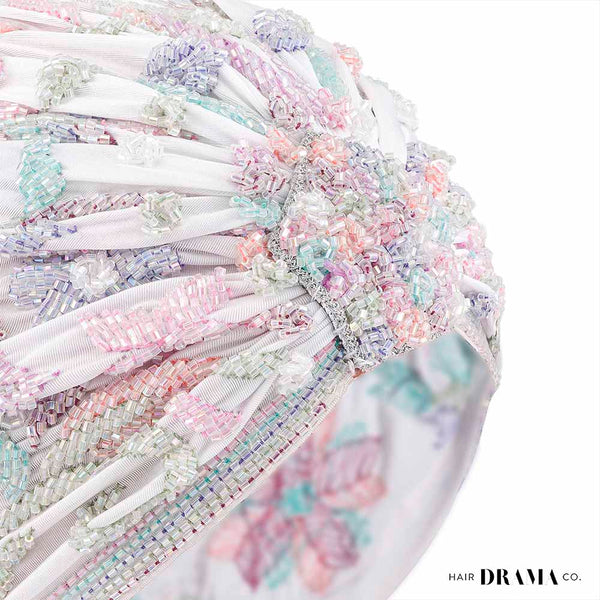 Floral Embellished Turban - Multi