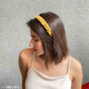 Lucy Headband - Brown & Gold