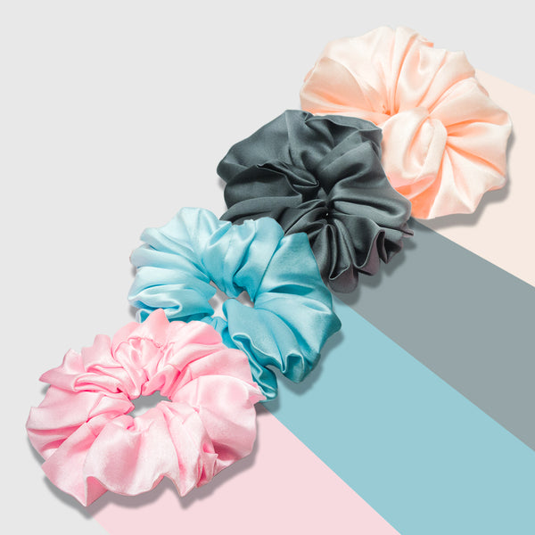 Pastel Scrunchies Set- Set of 4