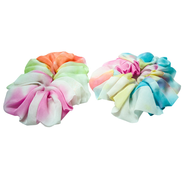Tie-Dye Scrunchies Set - Set of 2