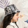 Kids Tropical Velvet Print Bucket Hat