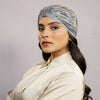 Blue Turban - Golden Crystals