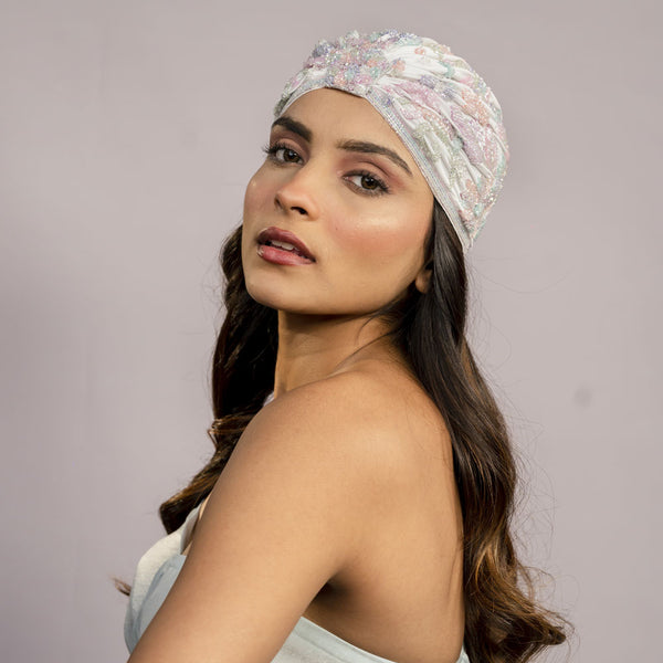 Floral Embellished Turban - Multi