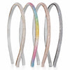 Crystal Hair Bands - Set of 4 - Multi
