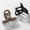 Hair Claw Clips - Set of 2 - Black
