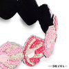 Crystal Shell Hair Band for Women - Shades Of Pink