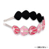Crystal Shell Hair Band for Women - Shades Of Pink