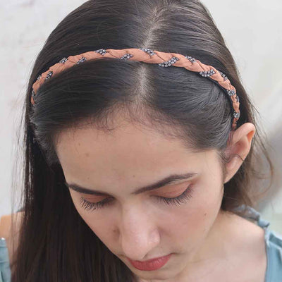 Adine Headband- Tan