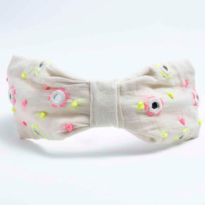 Thread Embroidered Mirror Headband