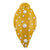 Turmeric yellow pearl hairband