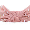 Baby pink pearl hairband