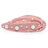 Baby pink pearl hairband
