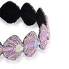 Crystal Shell Headband - Lilac